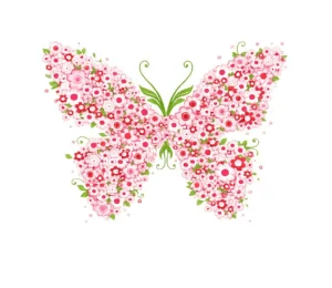برچسب حرارتی طرح پروانه
