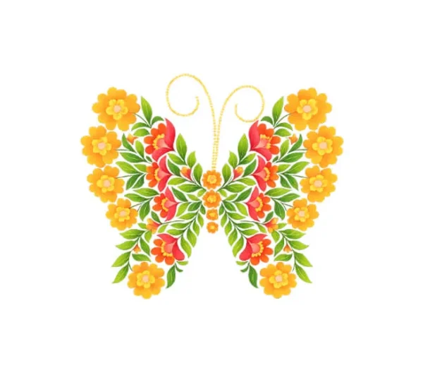 برچسب حرارتی طرح پروانه