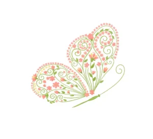 برچسب حرارتی طرح پروانه