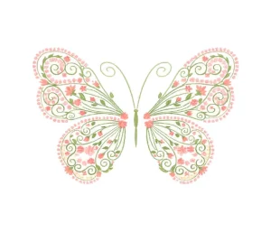 برچسب حرارتی طرح پروانه