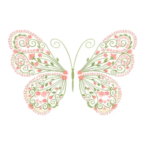 برچسب حرارتی طرح پروانه
