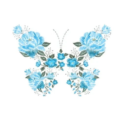 برچسب حرارتی طرح پروانه