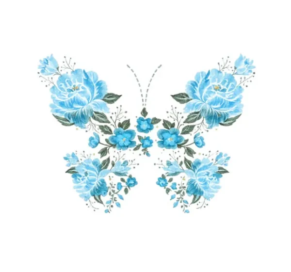 برچسب حرارتی طرح پروانه