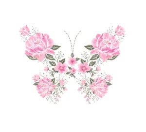 برچسب حرارتی طرح پروانه