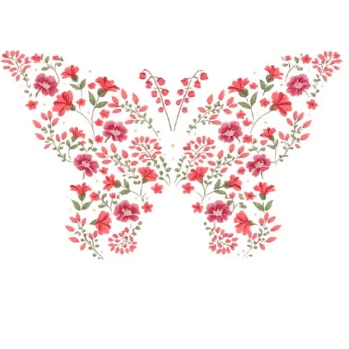 برچسب حرارتی طرح پروانه