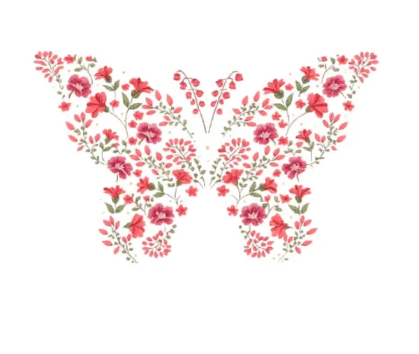 برچسب حرارتی طرح پروانه