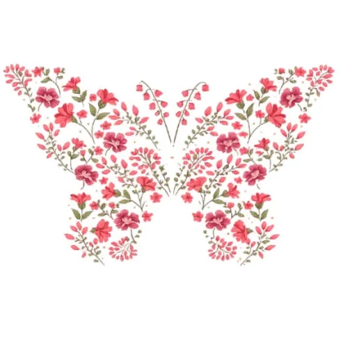 برچسب حرارتی طرح پروانه