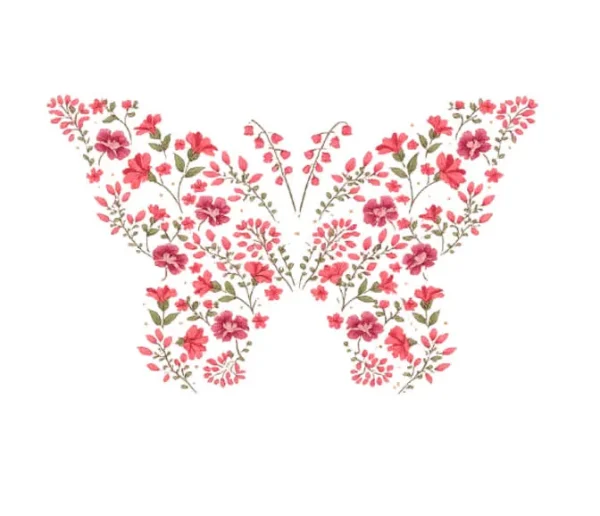 برچسب حرارتی طرح پروانه