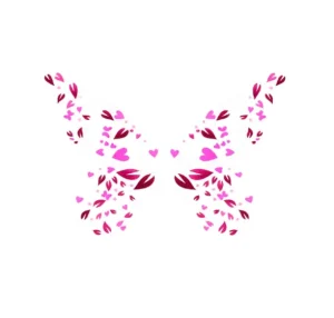 برچسب حرارتی طرح پروانه
