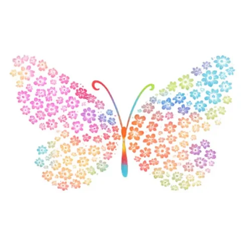 برچسب حرارتی طرح پروانه