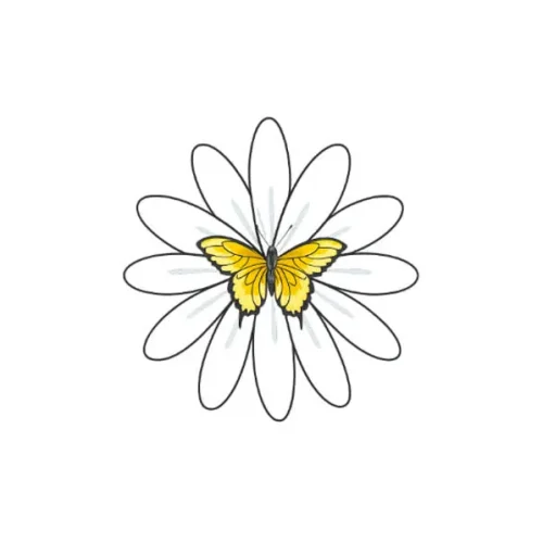 برچسب حرارتی طرح پروانه