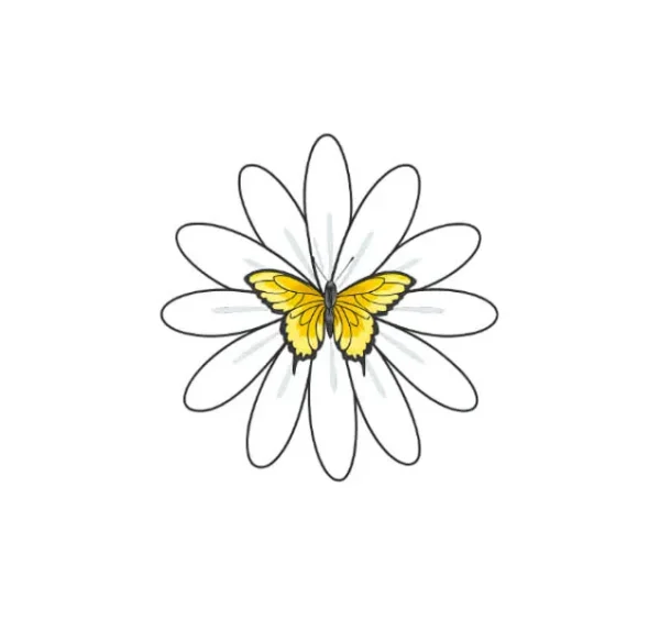 برچسب حرارتی طرح پروانه