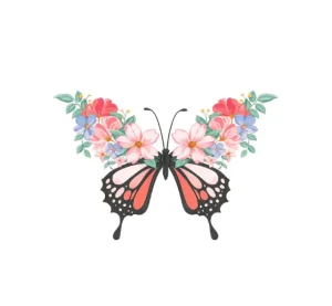 برچسب حرارتی طرح پروانه