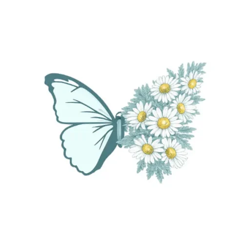 برچسب حرارتی طرح پروانه