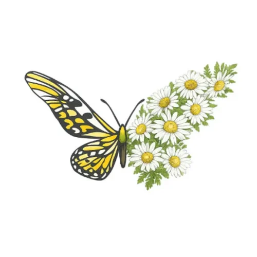 برچسب حرارتی طرح پروانه