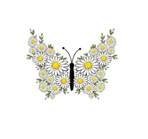 برچسب حرارتی طرح پروانه