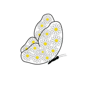 برچسب حرارتی طرح پروانه