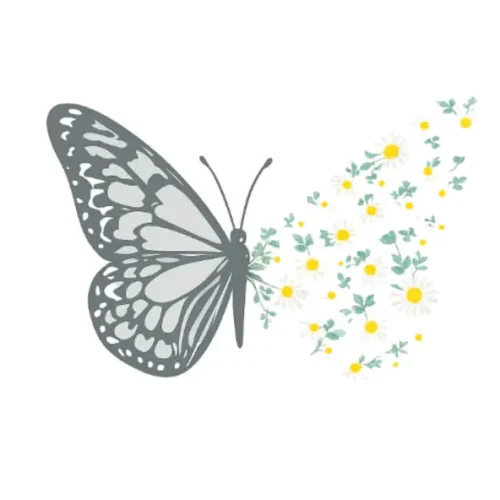 برچسب حرارتی طرح پروانه