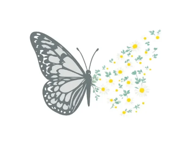 برچسب حرارتی طرح پروانه