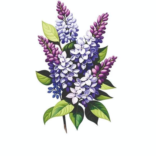 برچسب حرارتی طرح گل و گیاه