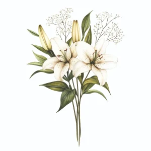 برچسب حرارتی طرح گل و گیاه