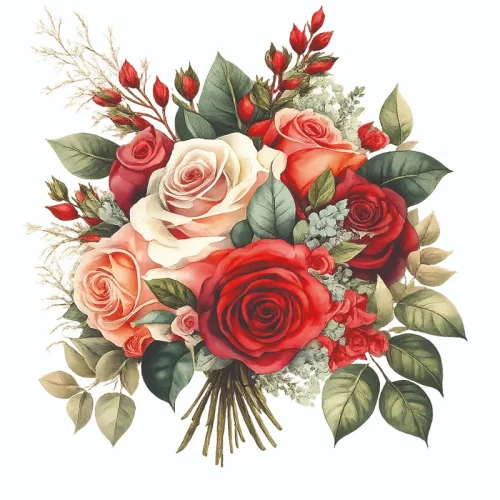برچسب حرارتی طرح گل و گیاه