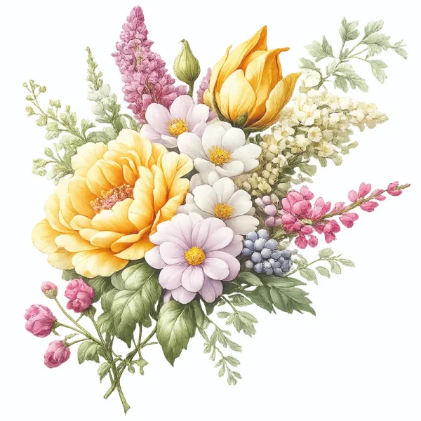 برچسب حرارتی طرح گل و گیاه