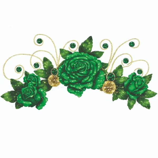 برچسب حرارتی طرح گل و گیاه