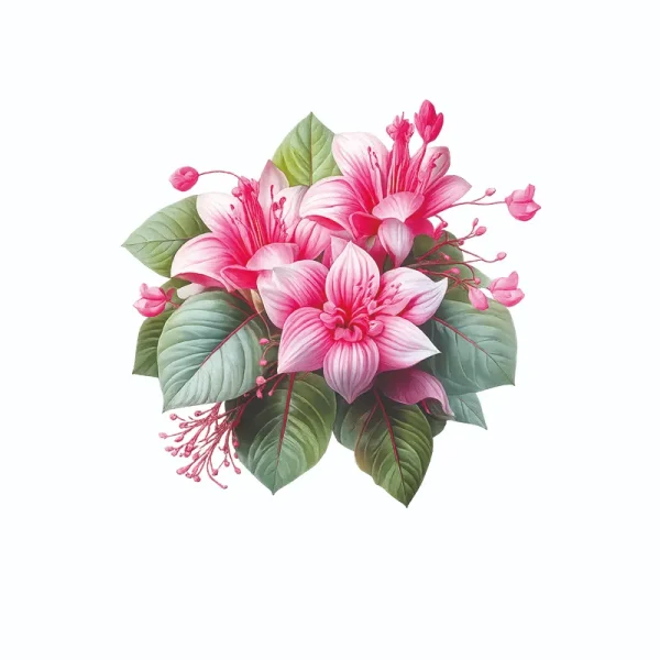 برچسب حرارتی طرح گل و گیاه