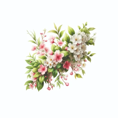 برچسب حرارتی طرح گل و گیاه