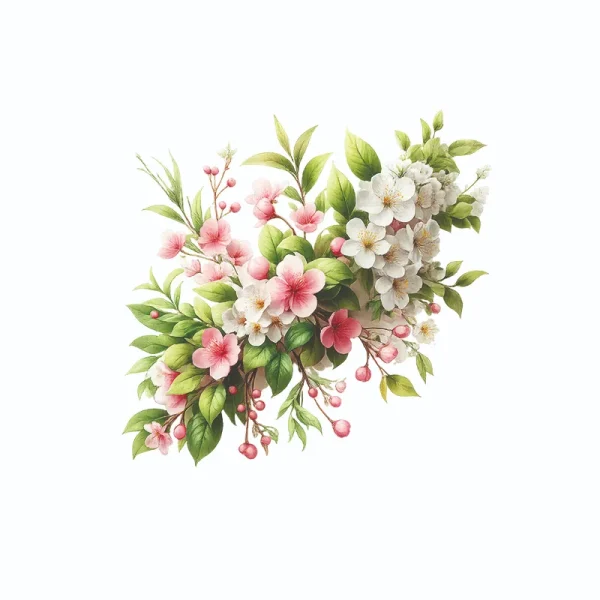برچسب حرارتی طرح گل و گیاه