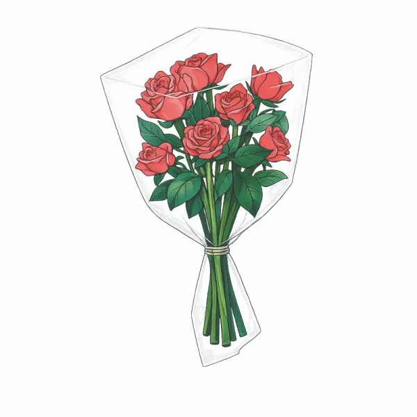 برچسب حرارتی طرح گل و گیاه