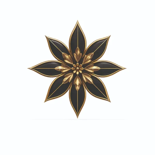 برچسب حرارتی طرح گل و گیاه