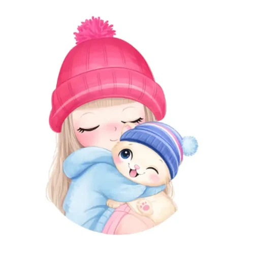 برچسب حرارتی طرح دخترانه و زنانه