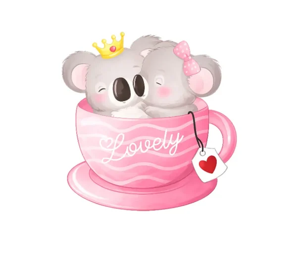 برچسب حرارتی طرح کوالا