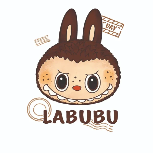 برچسب حرارتی طرح لبوبو
