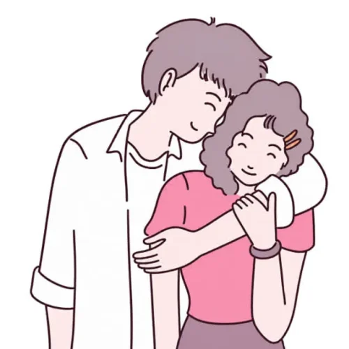 برچسب حرارتی طرح عاشقانه