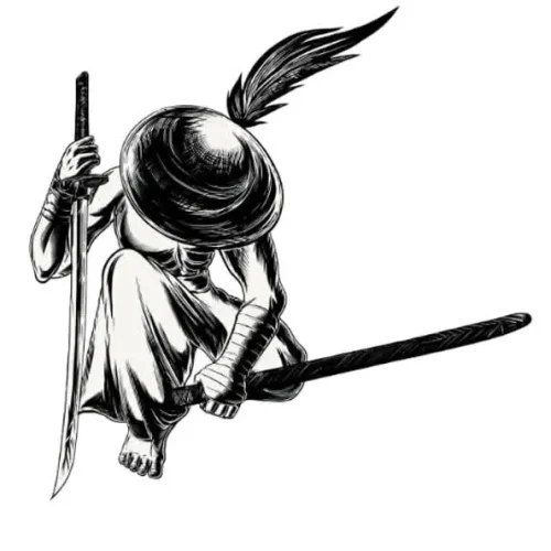 برچسب حرارتی طرح نینجا