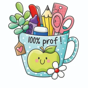 برچسب حرارتی طرح مدرسه ای