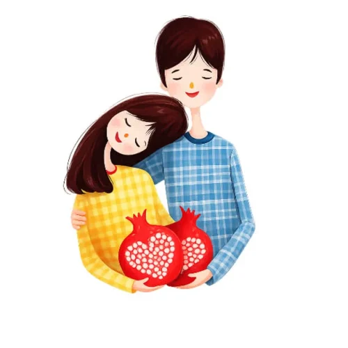 برچسب حرارتی طرح شب یلدا