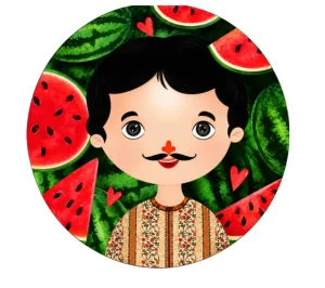 برچسب حرارتی طرح شب یلدا