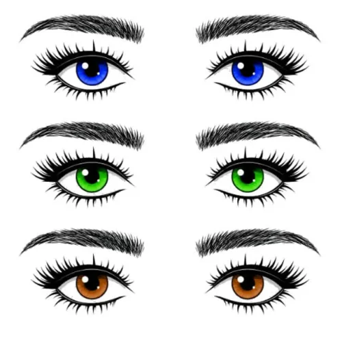 برچسب حرارتی طرح چشم و چهره عروسکی