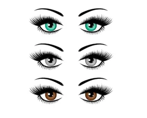 برچسب حرارتی طرح چشم و چهره عروسکی