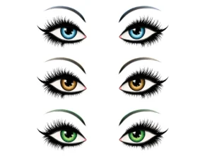برچسب حرارتی طرح چشم و چهره عروسکی