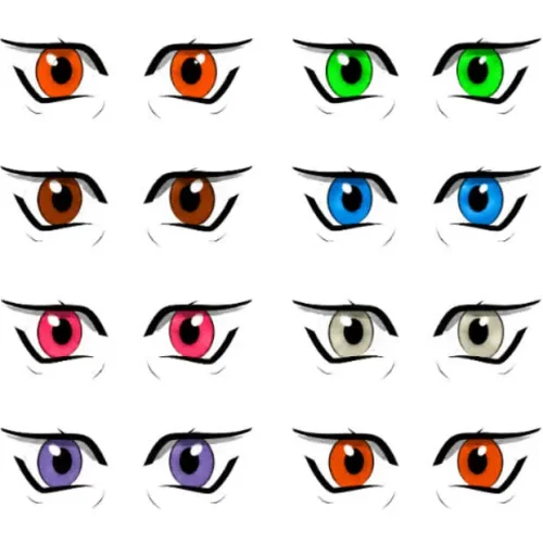 برچسب حرارتی طرح چشم و چهره عروسکی