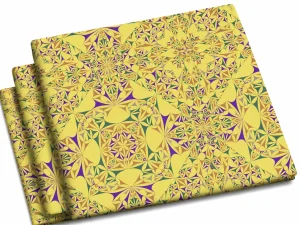 پارچه چاپی طرح هندسی