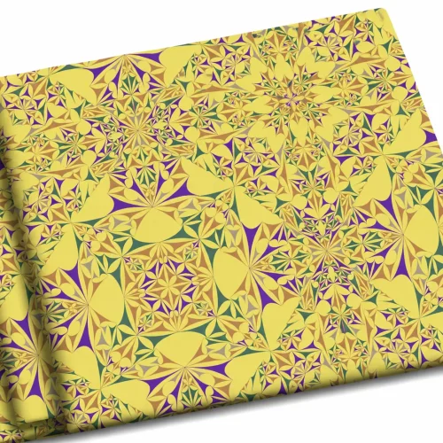 پارچه چاپی طرح هندسی