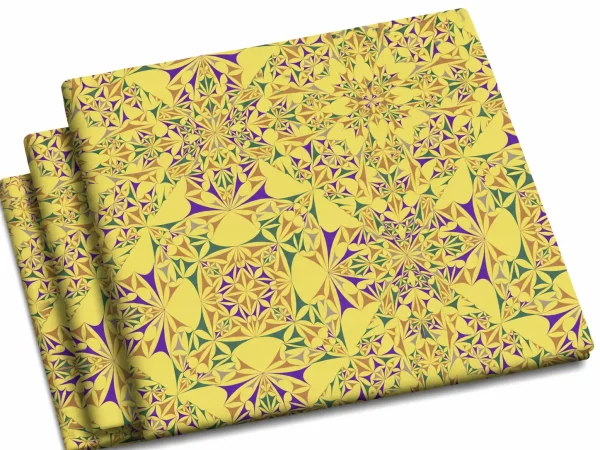 پارچه چاپی طرح هندسی