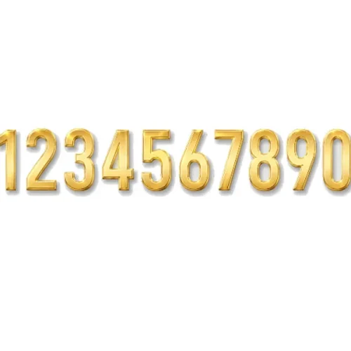 برچسب حرارتی طرح اعداد