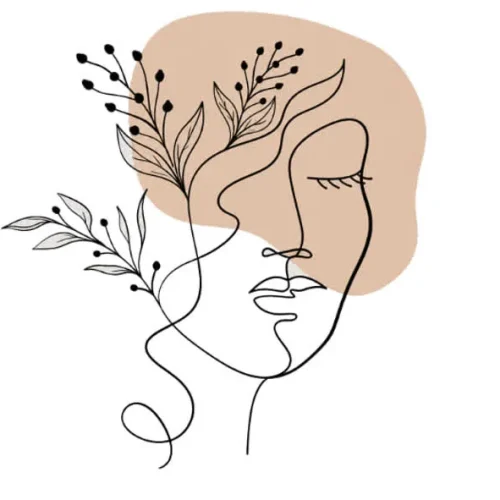 برچسب حرارتی طرح لاین آرت